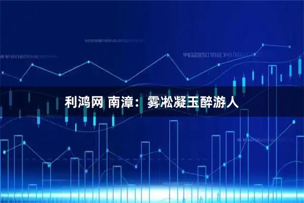 利鸿网 南漳：雾凇凝玉醉游人