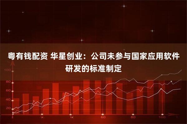 粤有钱配资 华星创业：公司未参与国家应用软件研发的标准制定