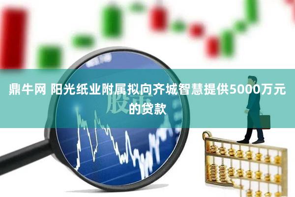 鼎牛网 阳光纸业附属拟向齐城智慧提供5000万元的贷款