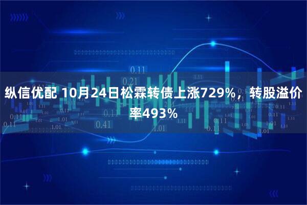 纵信优配 10月24日松霖转债上涨729%，转股溢价率493%